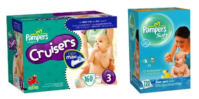 Diapers And Wipes. Pampers Diapers and wipes!
