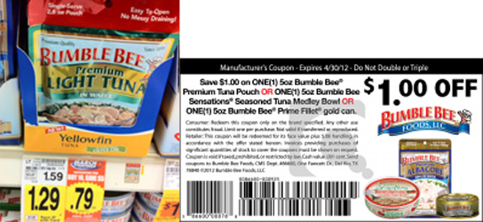 Grocery Deals at Smith's FREE Bumble Bee Tuna & More Coupons 4 Utah