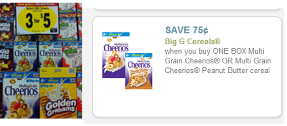 Cereal Deals: Cheerios Multi-Grain $0.92 Per Box - Coupons 4 Utah