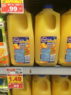 kroger orange juice