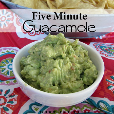 5 Minute Guacamole-Coupons4Utah
