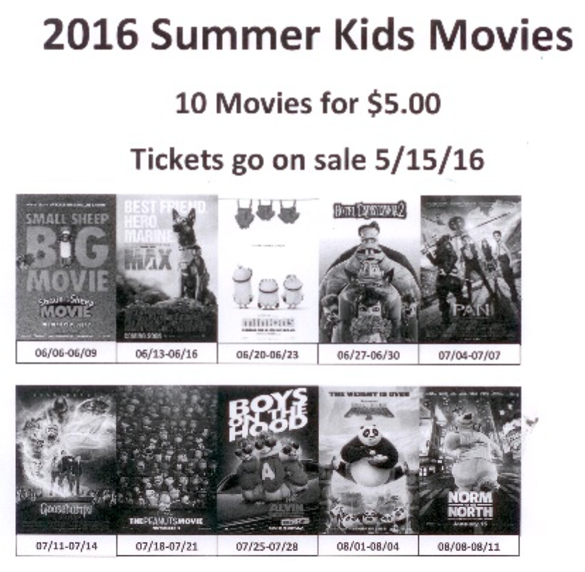 Kids Summer Movies Theaters in Utah Coupons 4 Utah