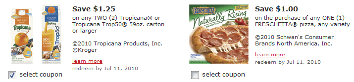 coupons