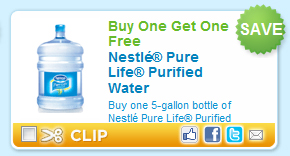water coupon