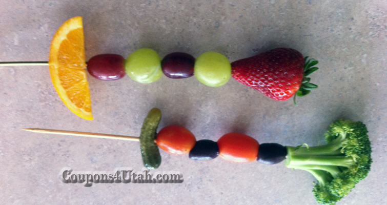 Pumpkin with Vegetable Skewers