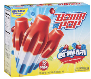 Blue Bunny The Original Bomb Pop Assorted Flavors  1.75 fl oz  12 count  Frozen Foods   Walmart.com