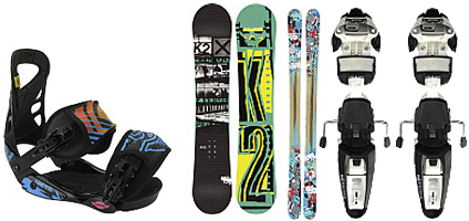 skis