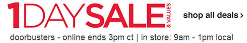 1 day sale