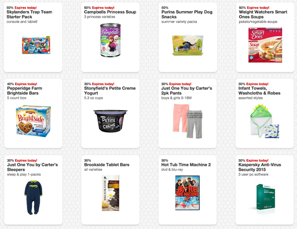 target coupons