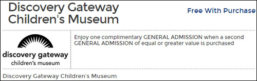 Discovery Gateway coupon