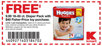 kmart diaper deal