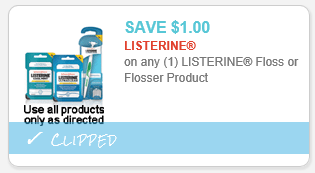 listerine flosser