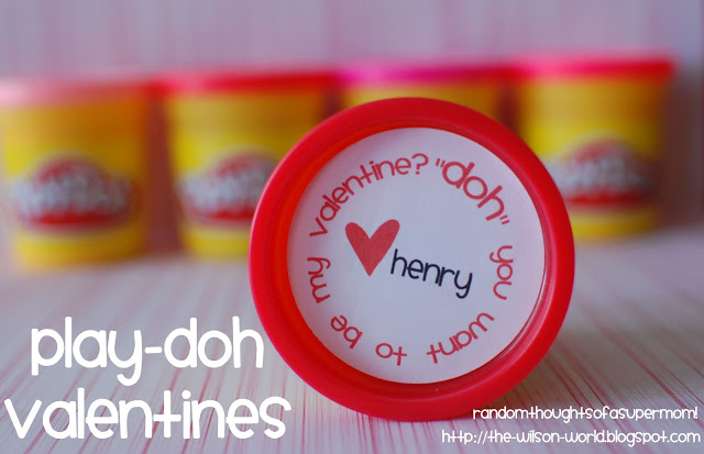 play doh valentine