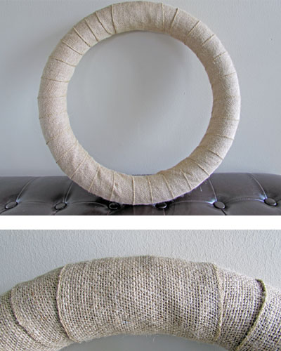 Burlap and Denim Wreath-Coupons4Utah