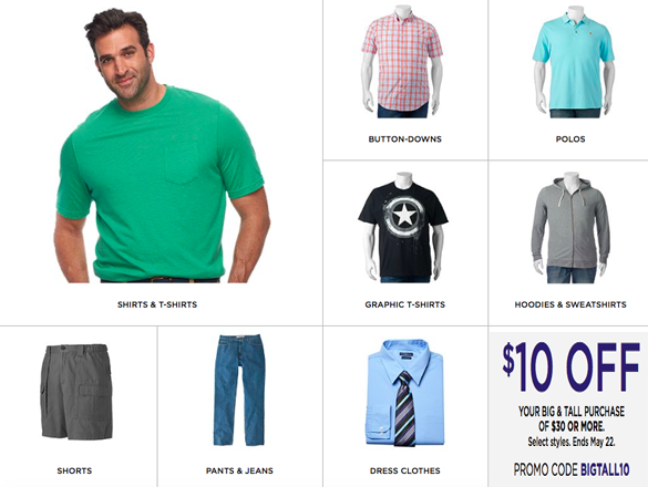 Kohls Big & Tall