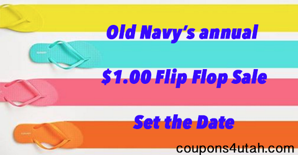 old navy 2017 flip flop sale date