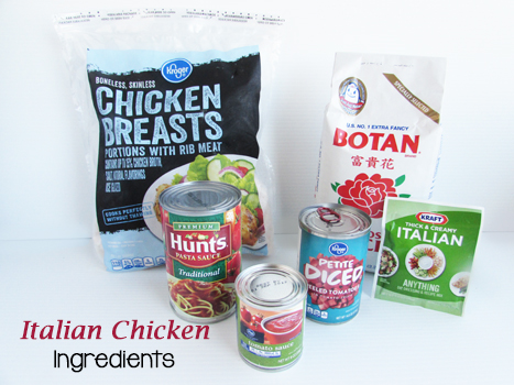 Slow Cooker Italian Chicken over Rice - Coupons4Utah