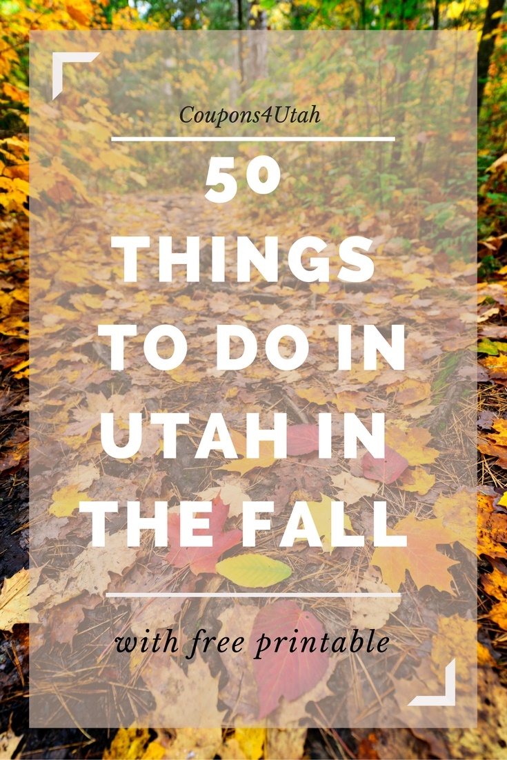 Things to do in Utah in the fall - Coupons4Utah