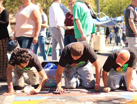 chalk the block