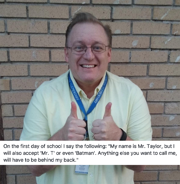 Teachers, good teachers