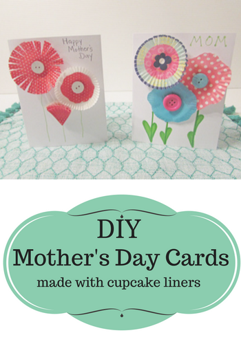 DIY Mother's Day Cards made with cupcake liners - Coupons4Utah